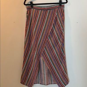 Madewell multicolor midi skirt. Wore once.